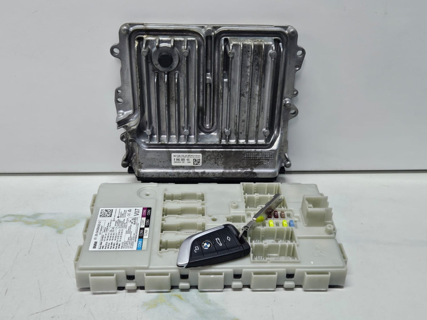 2020 BMW X3 G01 M40iX B58D RHD Engine Control Unit ECU Set 9846689 OEM