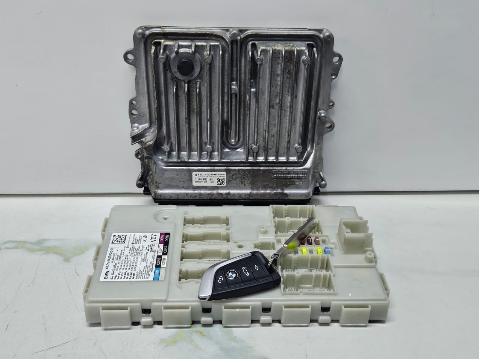 2020 BMW X3 G01 M40iX B58D RHD Engine Control Unit ECU Set 9846689 OEM