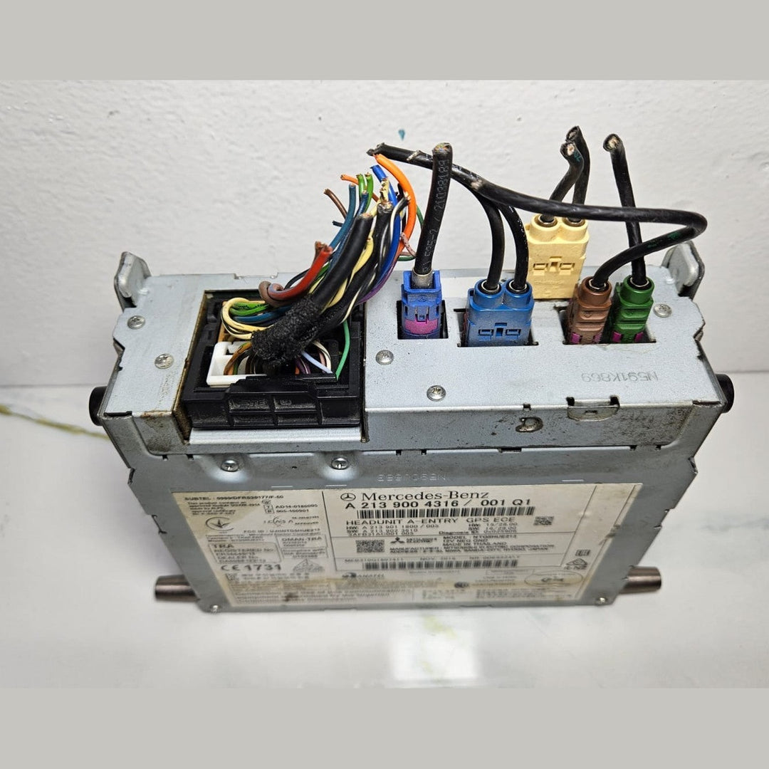 Mercedes W213 E-Class Radio Audio Head Unit Multimedia CD Player A213 9004316
