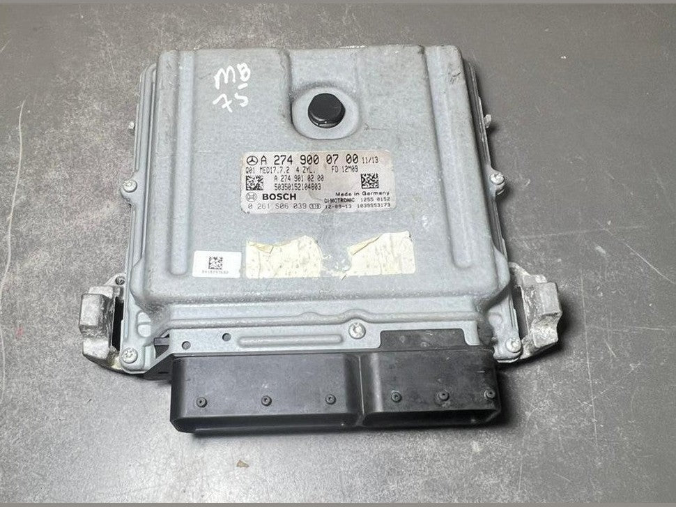 10-14 Mercedes W204 C-CLASS Engine Control Module Unit ECM ECU A274 9000700 OEM