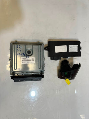 2006-2013 BMW X5 E70 N57 Engine Control Unit ECU SET DDE + CAS3 + 1KEY 8517015