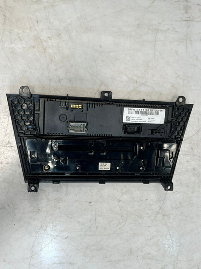 2010-2017 BMW X3 F25 and X4 F26 Climate Control A/C Panel 9312722 OEM