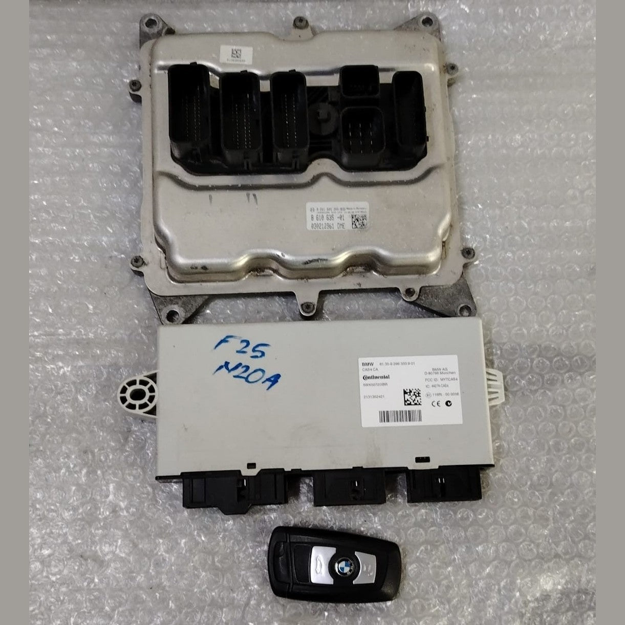 OEM BMW F30 F31 F32 F25 N20 ECU Engine Control Unit DME ECU SET 8639595 BOSCH