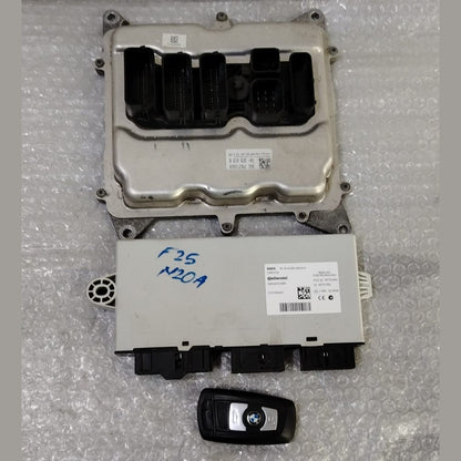 OEM BMW F30 F31 F32 F25 N20 ECU Engine Control Unit DME ECU SET 8639595 BOSCH