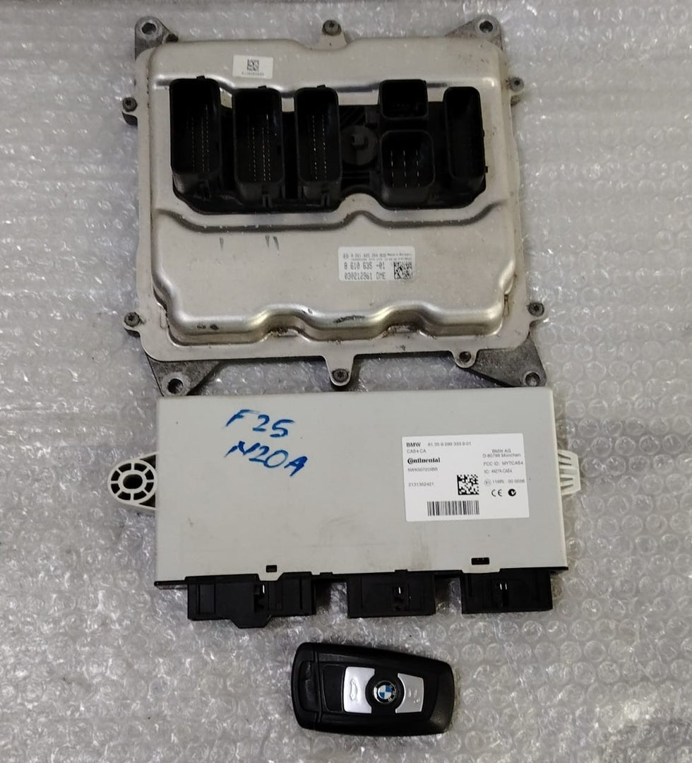 OEM BMW F30 F31 F32 F25 N20 ECU Engine Control Unit DME ECU SET 8639595 BOSCH