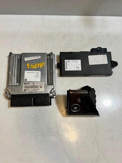 2008 BMW X5 E70 3.0sd M57N2 Engine Control Unit ECU SET DDE+CAS3 7810980