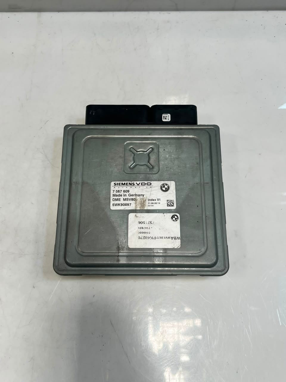 BMW X3 E83 N52N Engine Control Module ECU ONLY MSV80 5WK90097 7567609 OEM