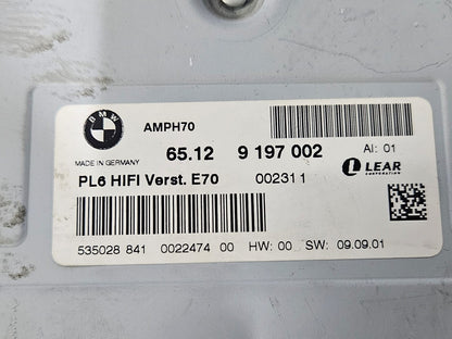 OEM BMW X5 Series E70 AMP HiFi Audio Sound Amplifier Control Unit 9197002