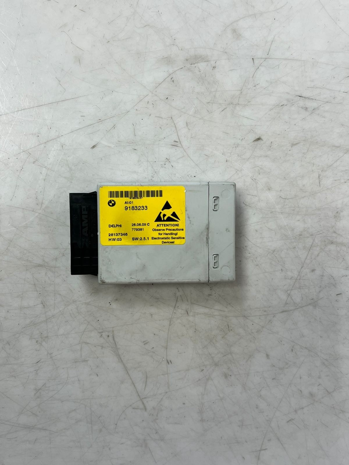 BMW 5' E60 E61 Center Console Switch Control Module 9183233 OEM