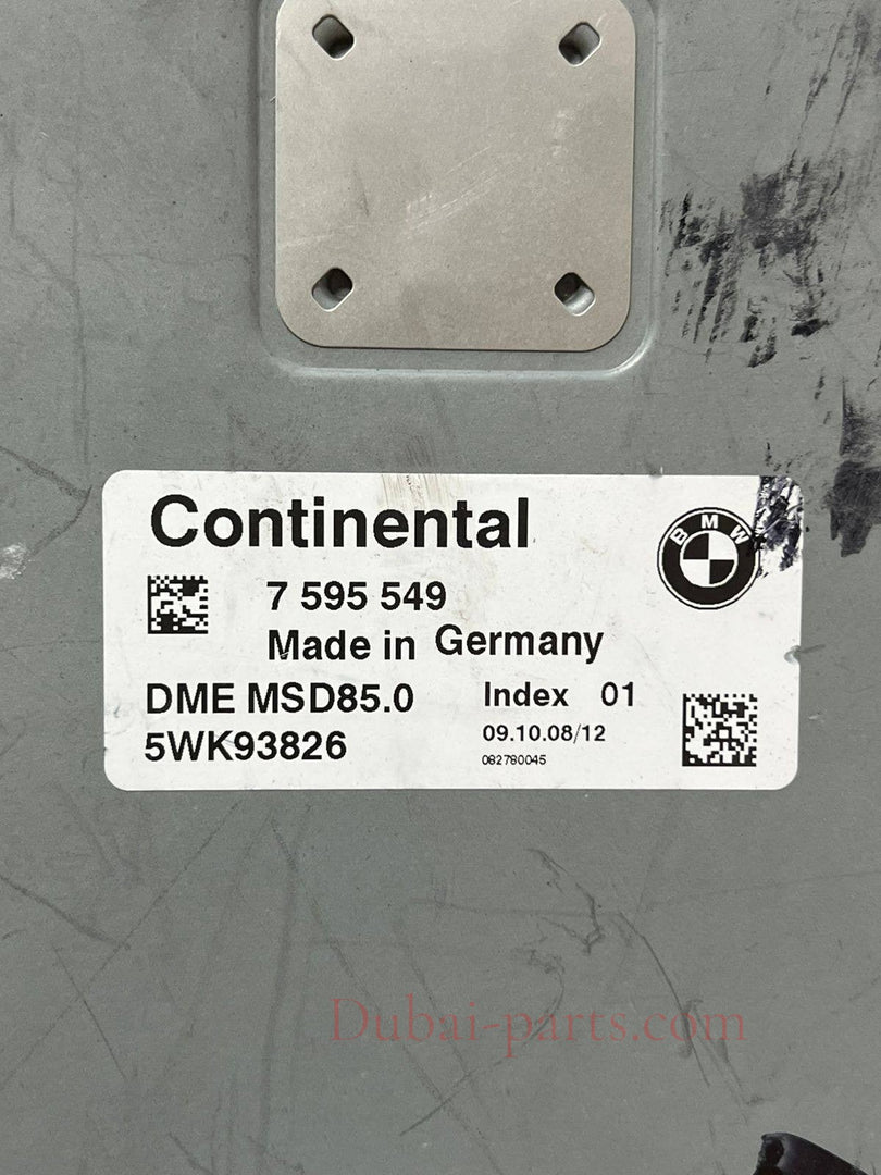 Ecu BMW F Series 5.0i  ENGINE CONTROL UNIT 7595549 DME MSD85.0 5WK93826