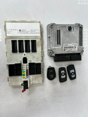BMW F30 F31 320d ed Diesel N47N 163HP ECU Kit DDE 8584276 + 2Key + FEM Automatic
