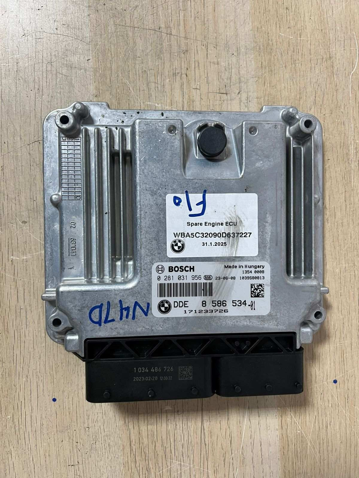 2014-2017 BMW F10 520D Engine Control Unit 8586534 520d xDrive and X3 F25 diesel