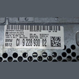 BMW DVD Audio Player Head Unit Rear Cabin 9228930 OEM