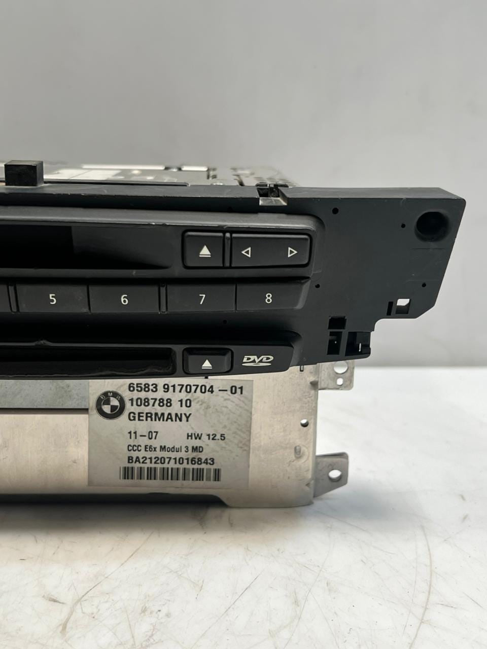 2005-2010 BMW 525i E60 Ccc DVD Md NAV Radio Unit 9170704 OEM