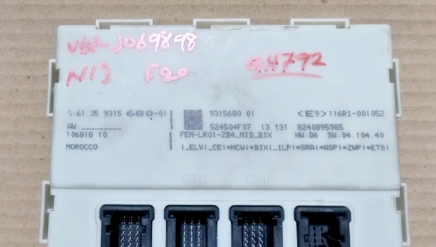 BMW F02 N54 3.0 ENGINE CONTROL UNIT  SET  + KEY - 7598364