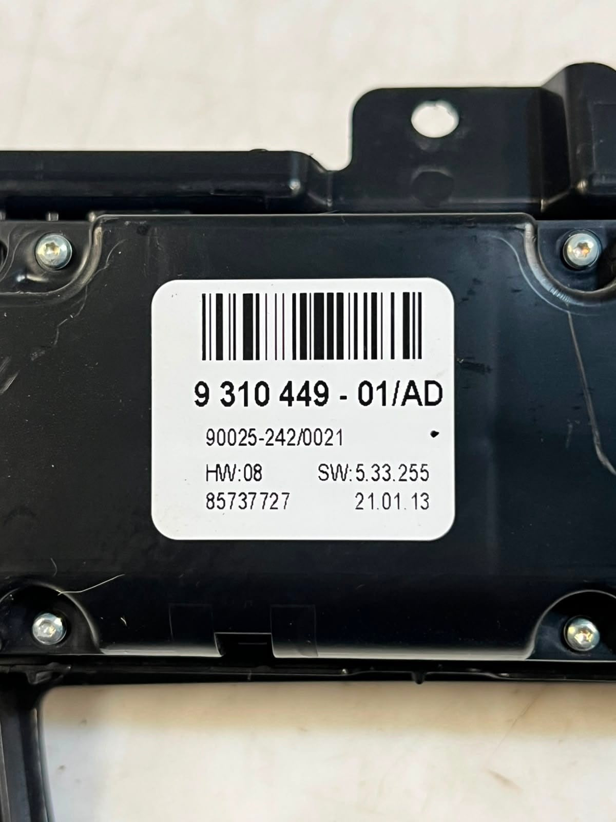 2011-2013 BMW X5 E70 X6 E71 AC Climate Control Panel 9310449 OEM