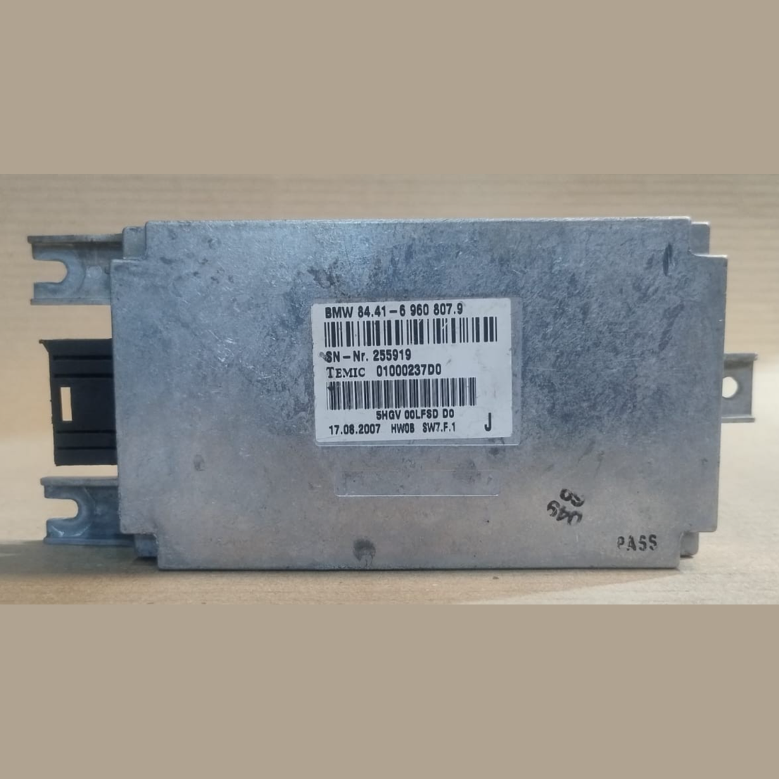 BMW 7'S E65 E66 E67 VOICE CONTROL INPUT SYSTEM MODULE OEM  -  6960807