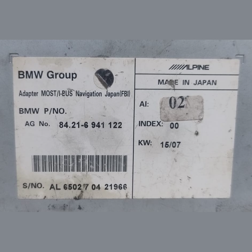 BMW E65 TELEPHONE ADAPTER NAVIGATION CONTROL UNIT MODULE JAPAN - 6941122