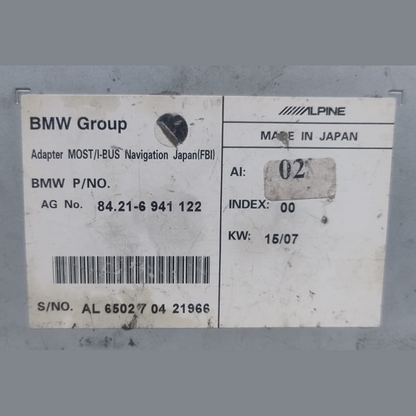 BMW E65 TELEPHONE ADAPTER NAVIGATION CONTROL UNIT MODULE JAPAN - 6941122