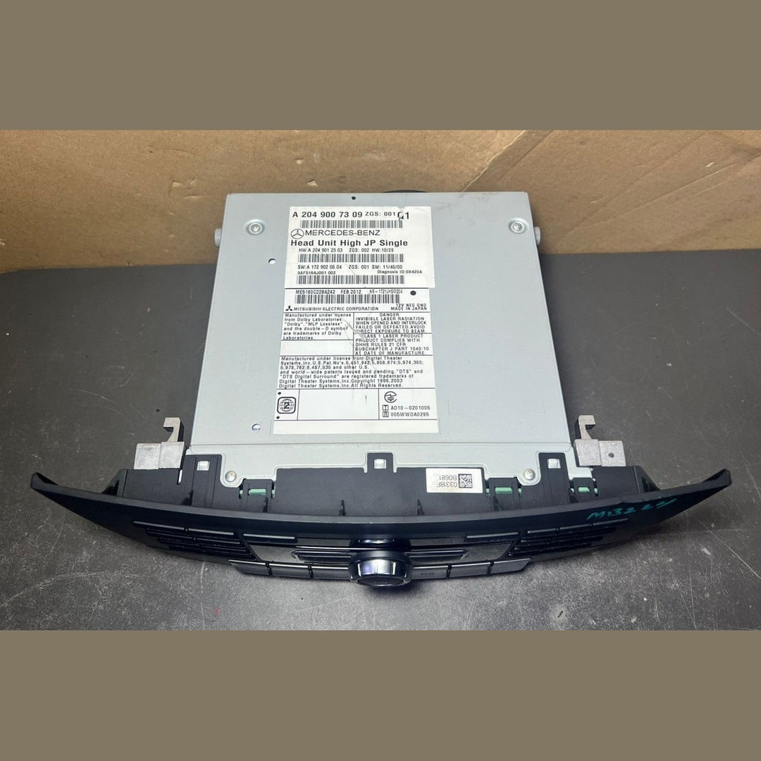 Mercedes W204 Navigation Command Radio Audio Head Unit CD Player A204 9007309