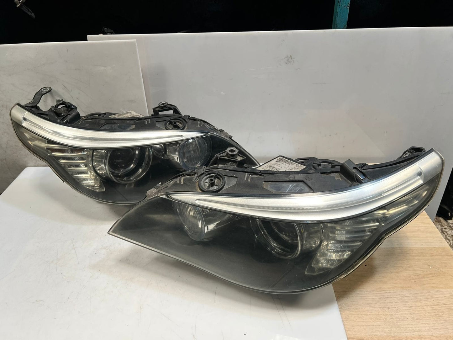 BMW 5' E60 E61 LCI Xenon Headlight Left RIGHT Dynamic Adaptive 7177735 7177736
