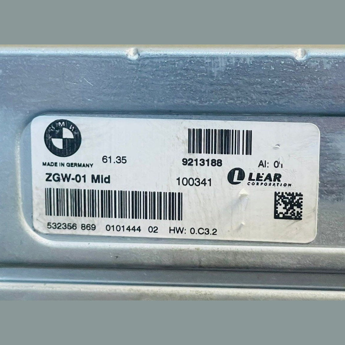 2009-2016 BMW 550i F07 5 Series GT Gateway Control Module 9213188