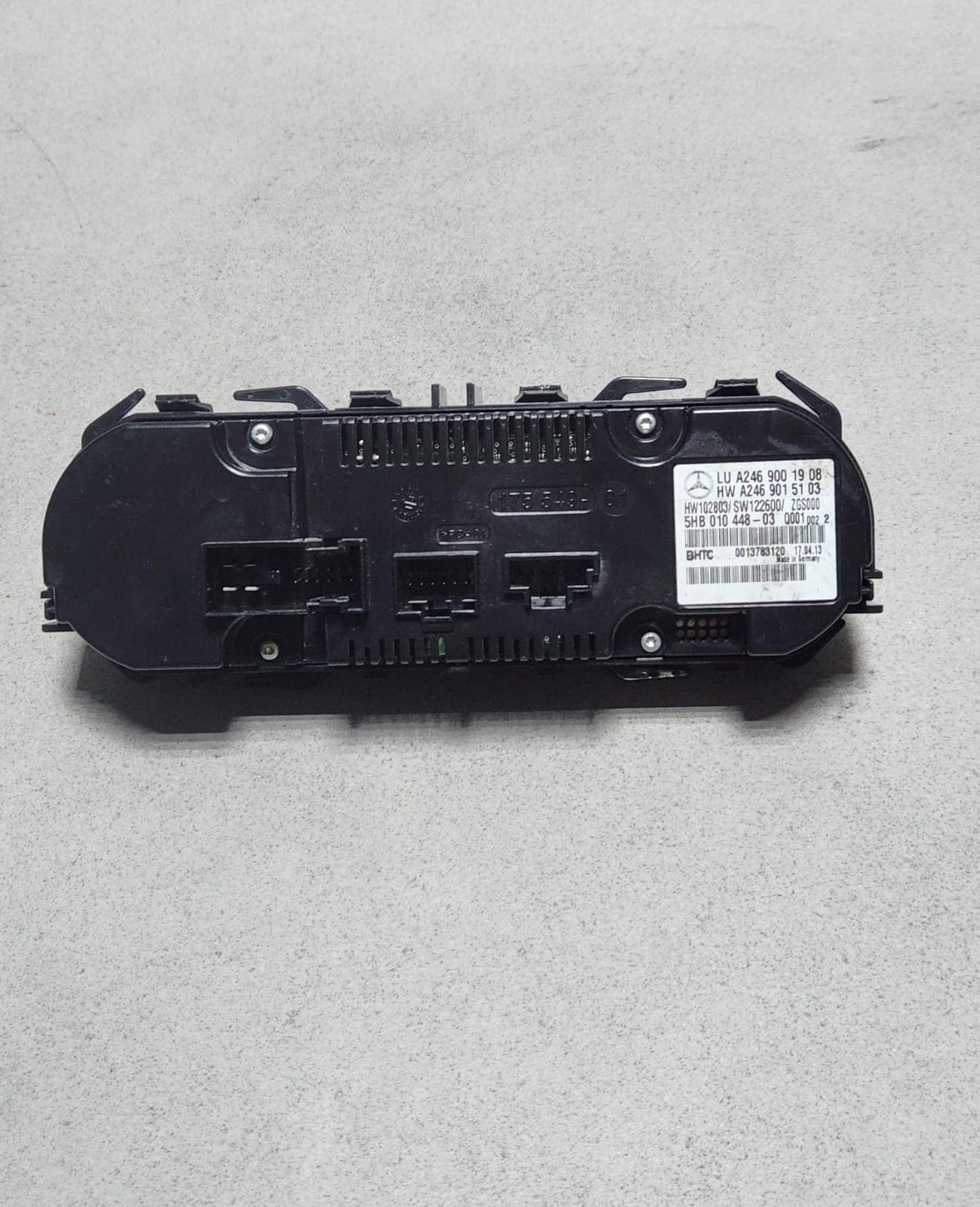 2014 Mercedes-Benz CLA250 Climate Control Module A2469001908 CLA and B-Class