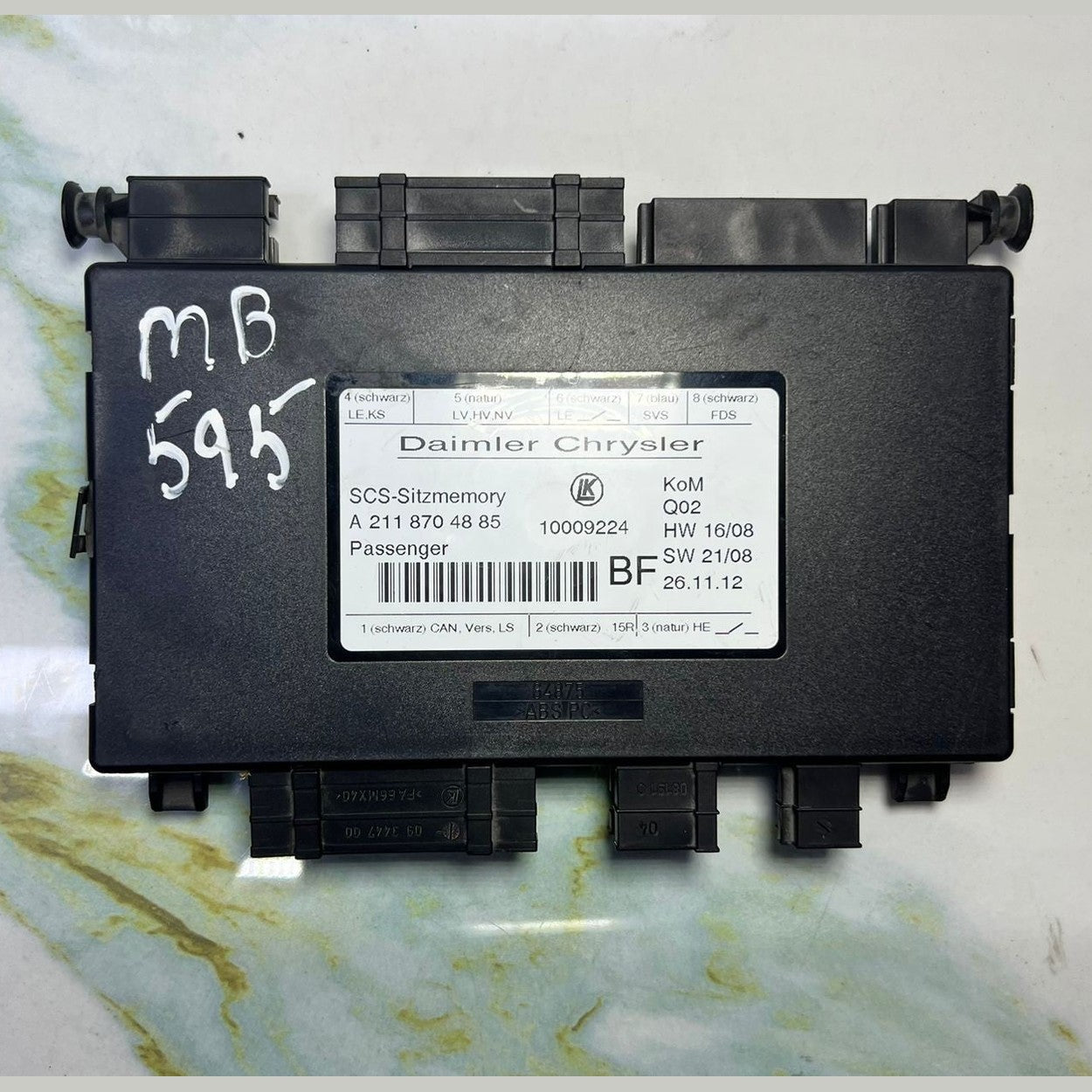 Mercedes W211 E-Class Front Passenger Side Seat Control Module A211 8704885 OEM