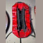 قم بتحميل الصورة إلى عارض الصور، Mercedes-Benz E63 W212 E-Class Front \ Rear Brembo Red Calipers &amp; Brake Discs