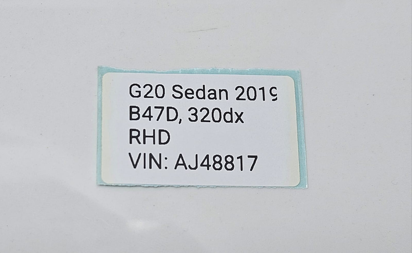 9891355-2019-2021 BMW 330i G20 RHD Gear Shift Selector OEM