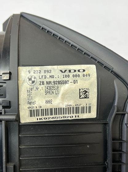 2012-2020 BMW 118i 1-Series F20  N13B16 SPEEDOMETER Instrument Cluster 9285592