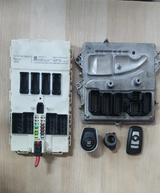 BMW F30 N55 HYBRID ECU DME Set 8621008 FEM Key Complete Kit OEM