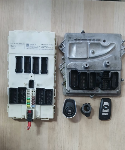 BMW F30 N55 HYBRID ECU DME Set 8621008 FEM Key Complete Kit OEM
