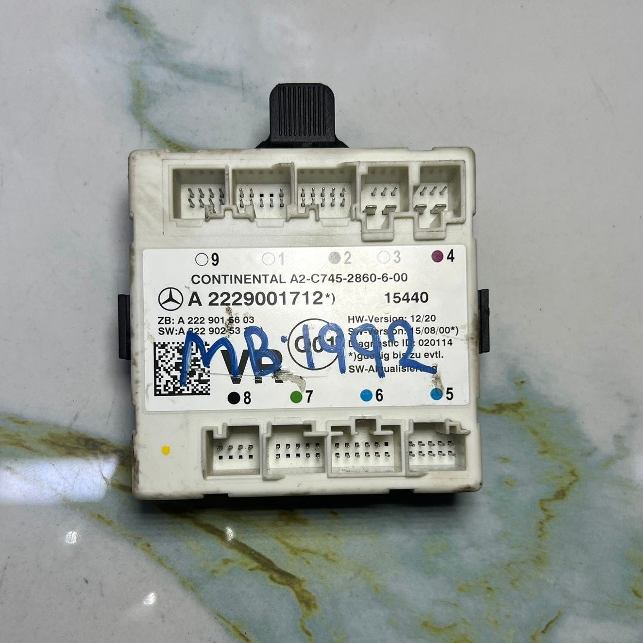 Mercedes-Benz W222 S-Class Front Right Side Door Control Module A222 9001712 OEM