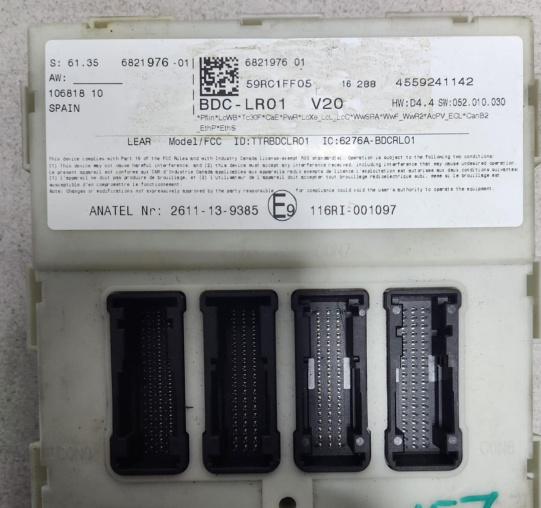 2014-2019 BMW X5 Body Control Module 6821976 X1 F48 X5 F15 X6 F16