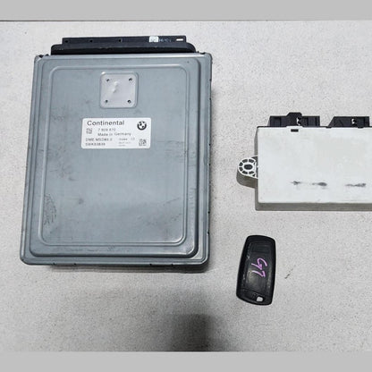 2009-2015 BMW 750i Engine Control Module 7609670 N63 V8 4.4 ECU SET F02