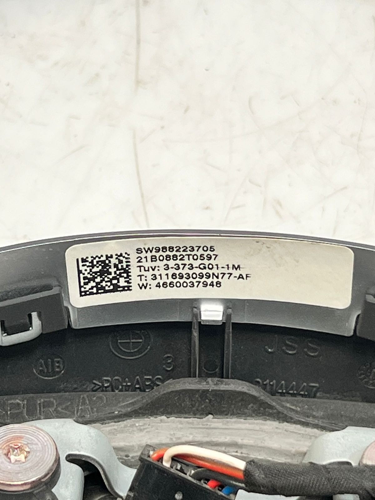 2008 BMW 335i Steering Wheel 9882237 OEM