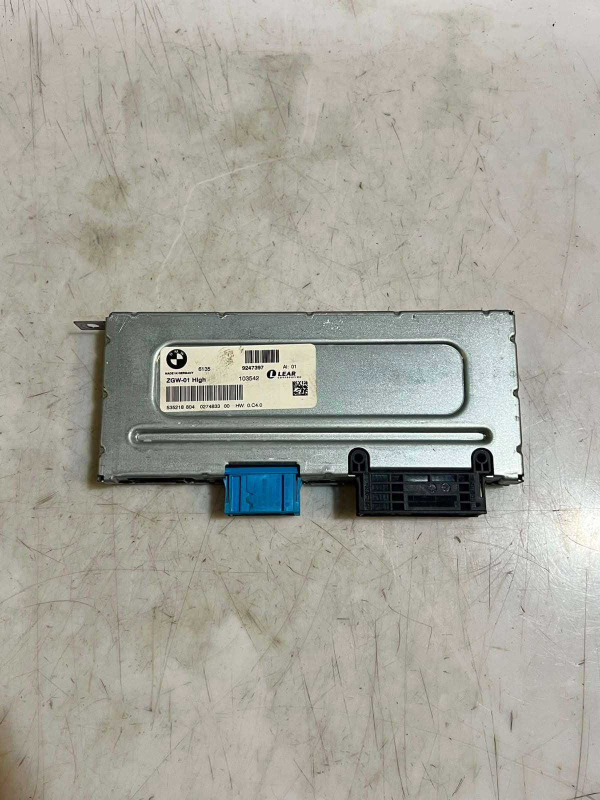 2011-2016 BMW 5' F07 F10 F11 535i Central Gateway Module 9247397 OEM