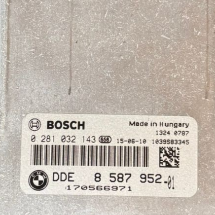 BMW F20 F21 LCI 116d B37 ENGINE CONTROL UNIT SET  DDE ECU  + FEM + Key - 8587952