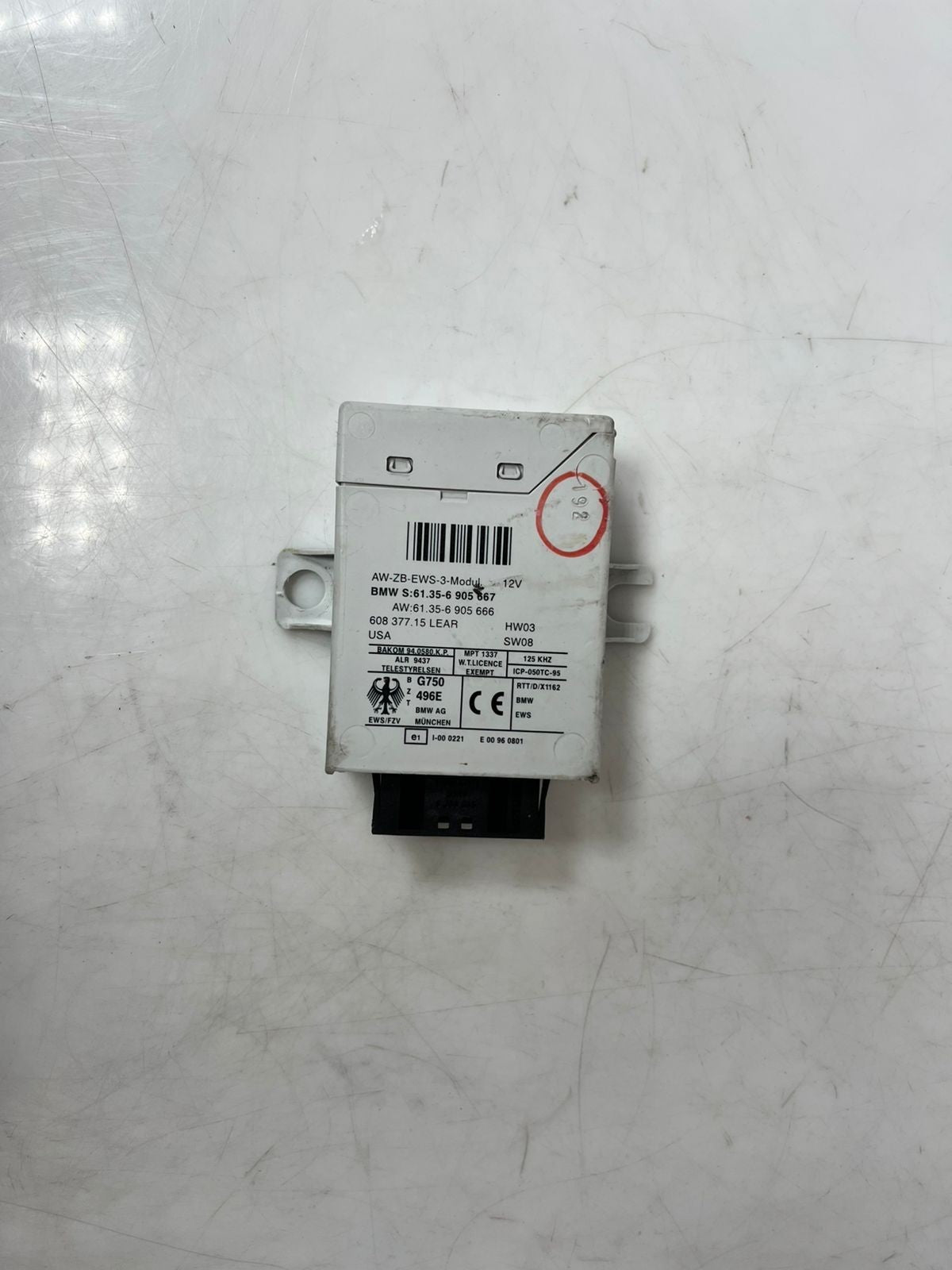 BMW 3 series E46 set basic control unit key control unit EWS 7523838 7522729
