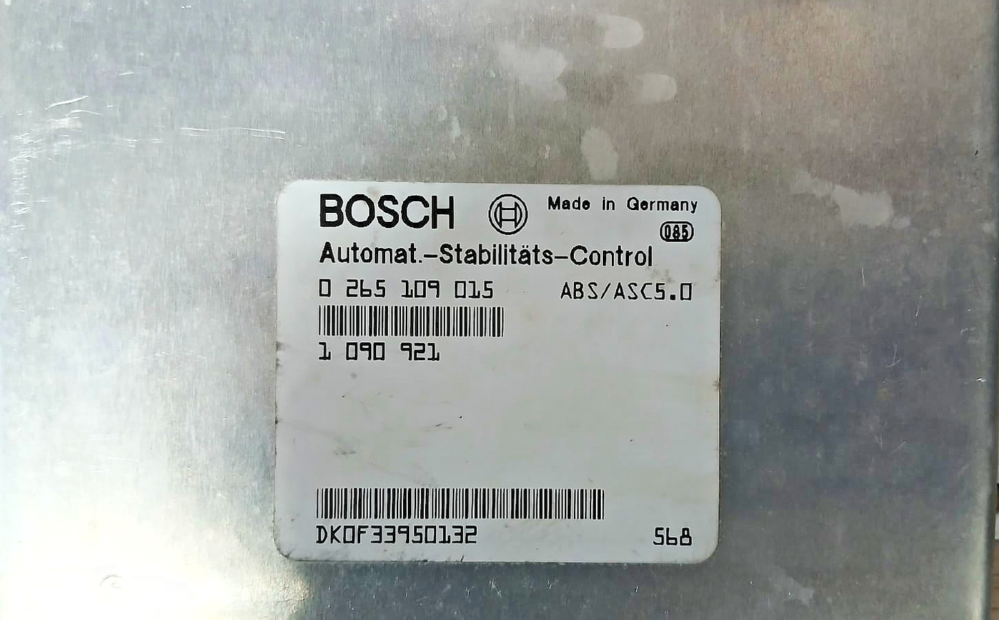 BMW 7 Series E38 ABS ASC+T Basic Control Unit Module Bosch 1090921 0265109015