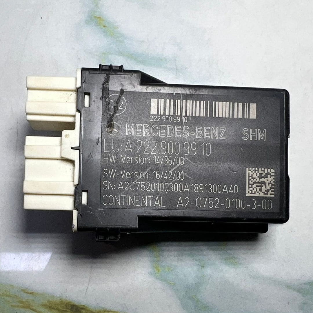 Mercedes Seat Heating Control Module A2229009910 S-Class W222, E-Class W213 W463