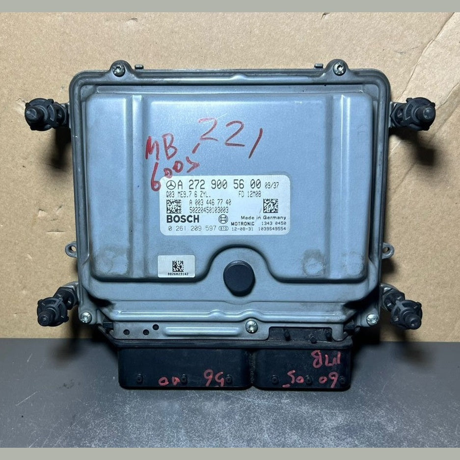 07-12 Mercedes W221 S-Class Engine Control Module Unit ECM ECU A272 9005600 OEM