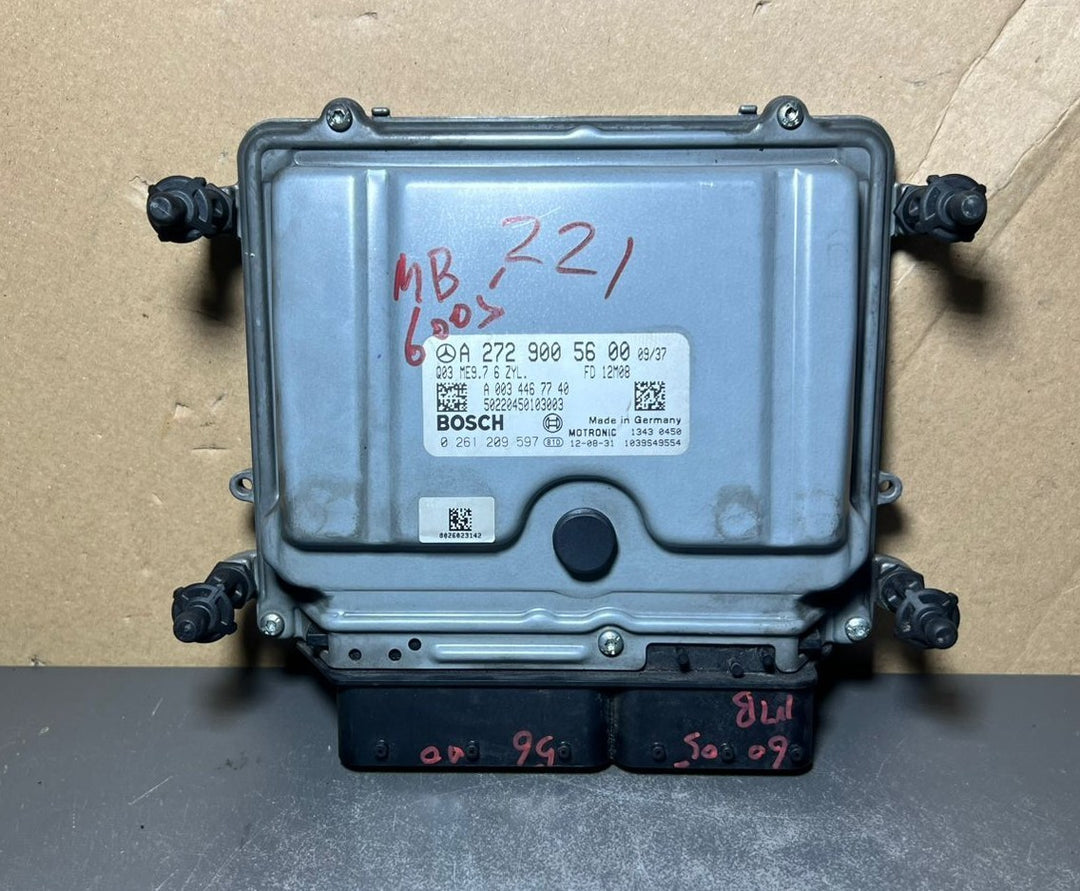07-12 Mercedes W221 S-Class Engine Control Module Unit ECM ECU A272 9005600 OEM