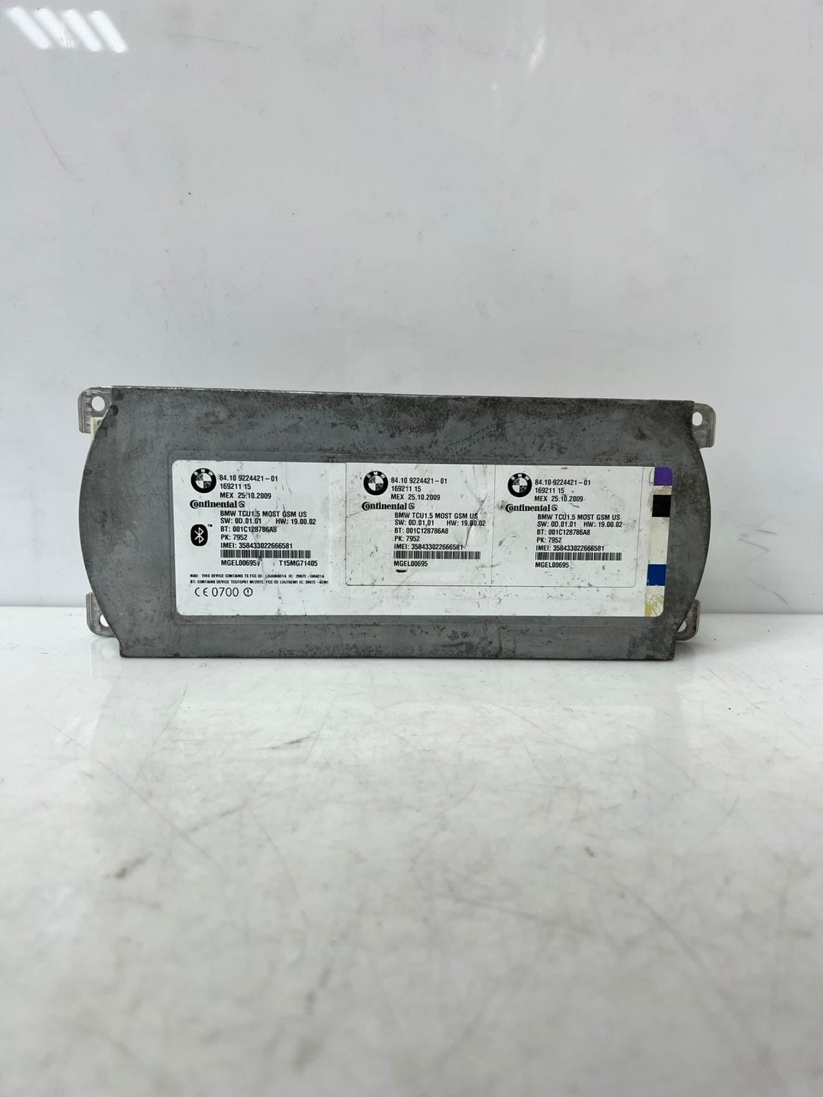 2007-2013 BMW X5 E90 E91 E92 E93 Bluetooth Telematics Control Module 9224421 OEM