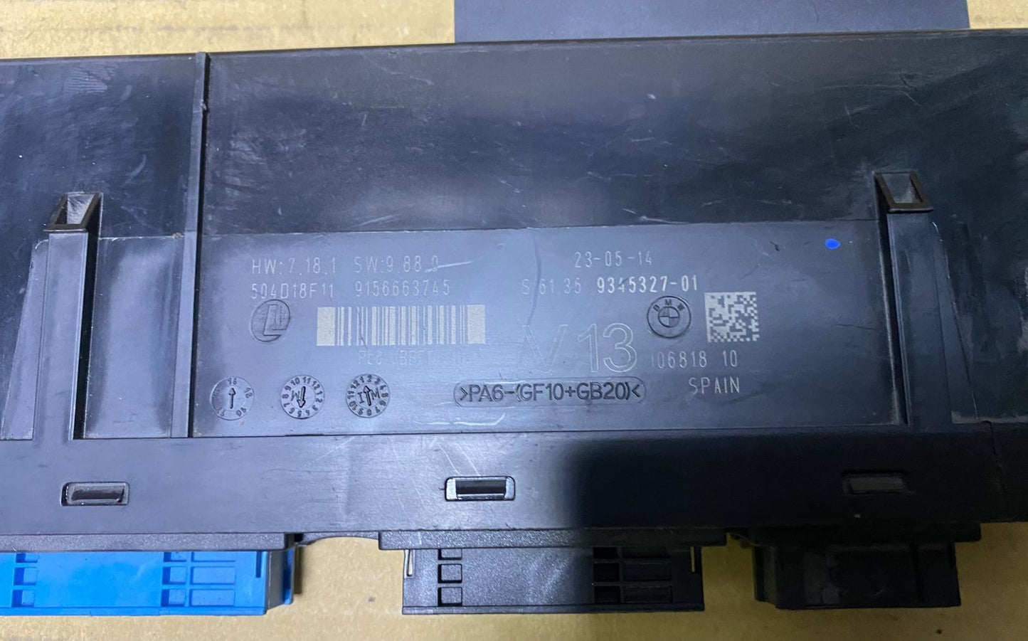 2015-2017 BMW 650i Body Control Module 9345327 F06 F12 