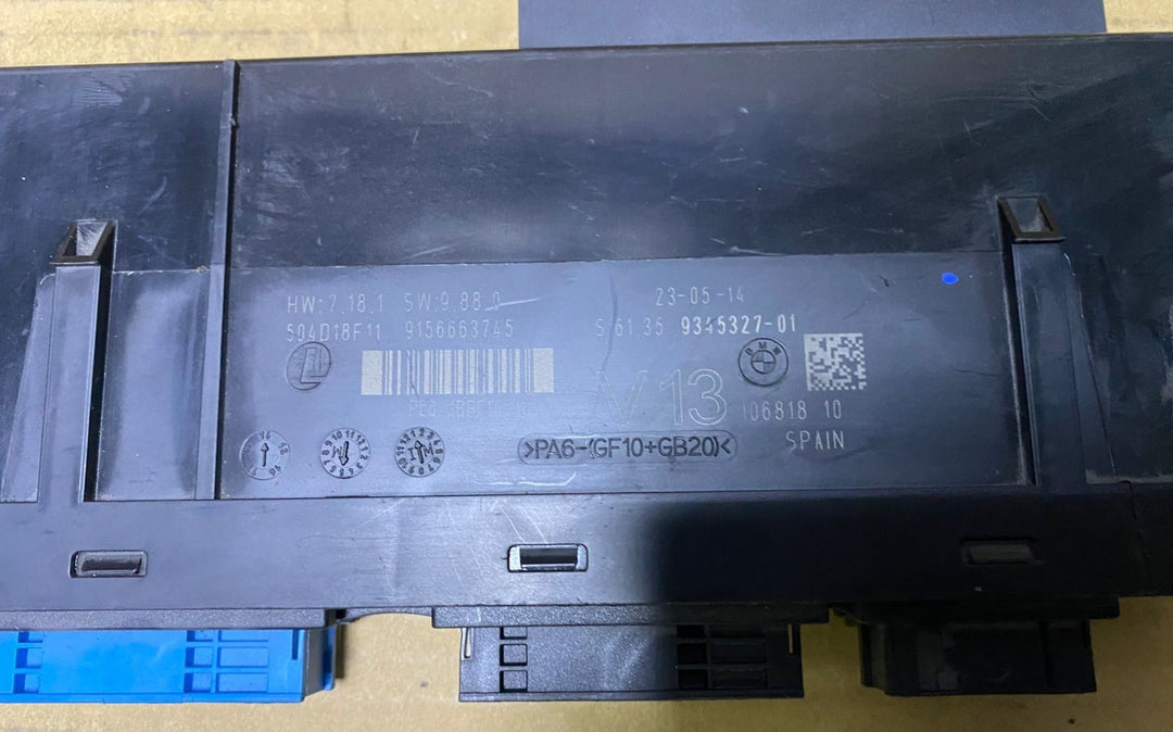 2015-2017 BMW 650i Body Control Module 9345327 F06 F12 