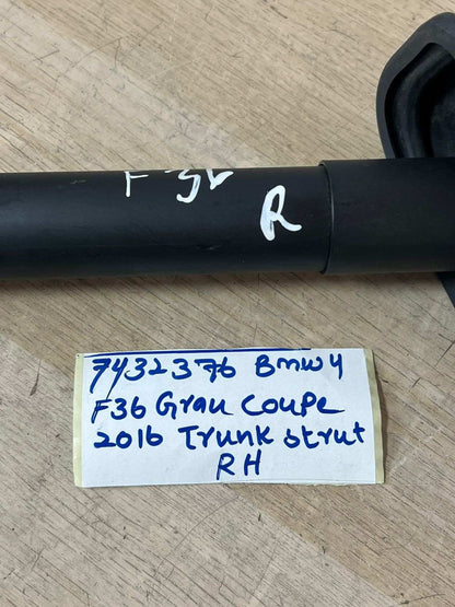 2017-2020 BMW 430i Gran Coupe Trunk Strut Electric Drive Unit 7432376