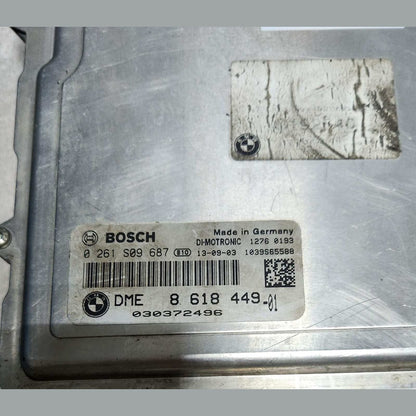 2011 BMW F07 GT 535I N55 3.0 Engine Control Unit 8618449 ECU SET 