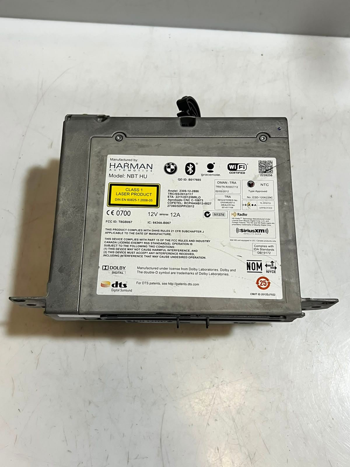 BMW F10 F11 F20 F22 F30 F32 F82 HARMAN NBT HU Sat Nav Head Unit 9387565